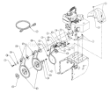 Page B Diagram and Parts List for 316E733E401 1996 Yard Man Snow Blower